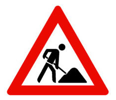 Working Zone Sign