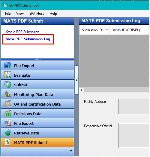 MATS PDF Submission Log